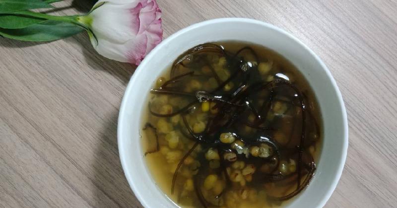 Mon che dau xanh pho tai bo bo giai nhiet mua he